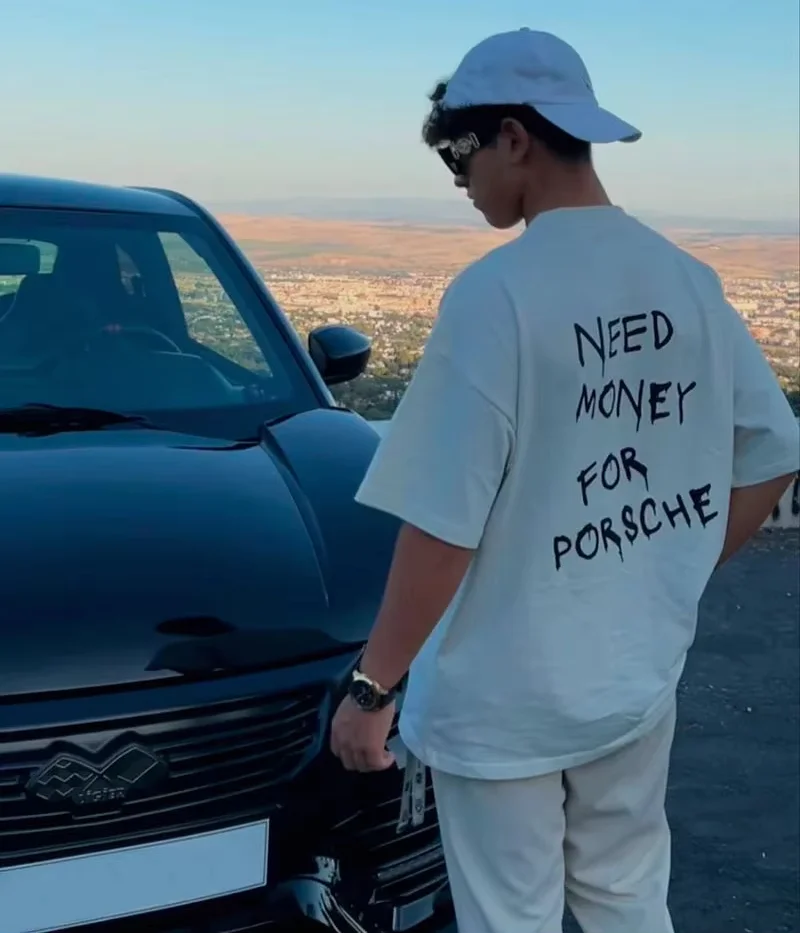 T-Shirt Need Money for Porsche/Lambo